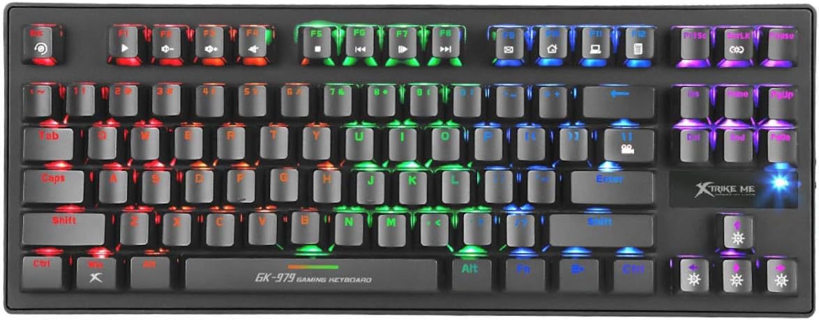 XTRIKE ME GK-979 EN Wired Mechanical Keyboard - Al Masam Stationery LLC