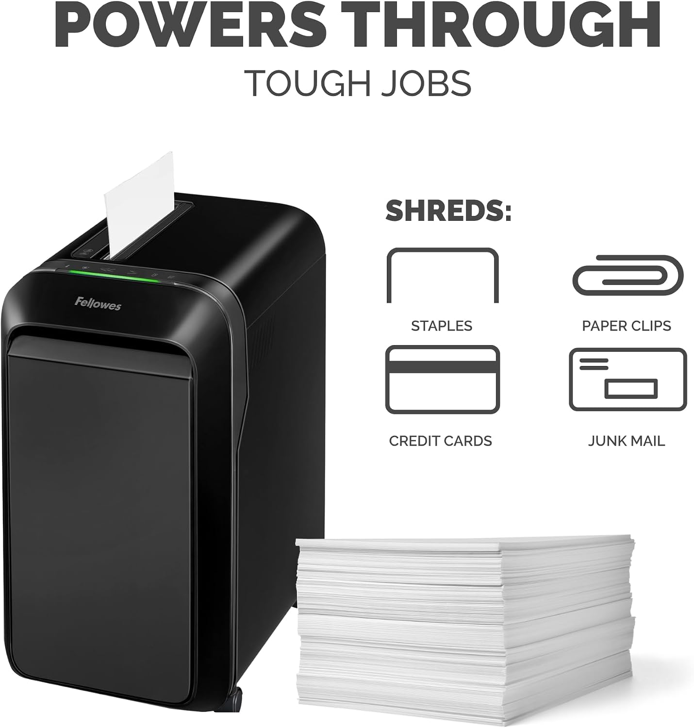 Fellowes Powershred LX220 Micro-Cut Shredder (Black)
