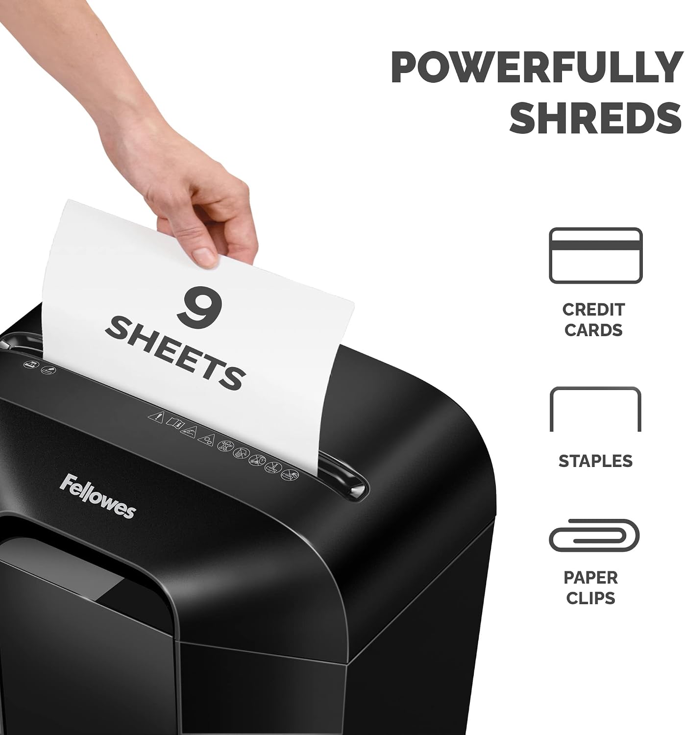Powershred LX50 9 Sheet Cross-Cut Shredder