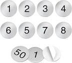 Magnetic Steel Numbers 0–9 for Learning and Whiteboards
