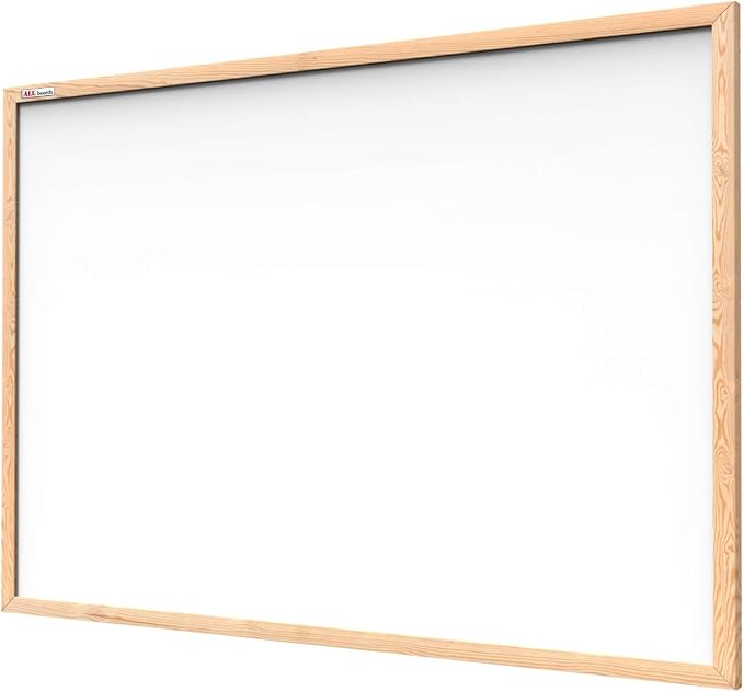 Bi-Office Non-Magnetic Whiteboard 90x120cm Wooden Frame