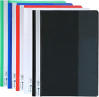Atlas Thick PP A4 Flat File With Pocket Black