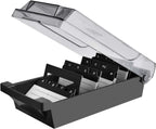 Atlas 500 Card Capacity File Case Black | Card Organizer