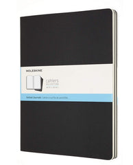 Moleskine Cahier Double Excel Dotted Notebook Black - Al Masam Stationery LLC