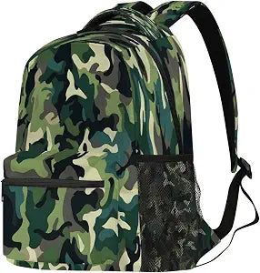 Atlas Boy Backpack Army 18" Army Blue | School Bag Secondary image