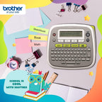 Brother PT-D200AR Label Printer, Portable Maker, English, Arabic & Farsi Keyboard, Up to 12mm - Al Masam Stationery LLC -  - 