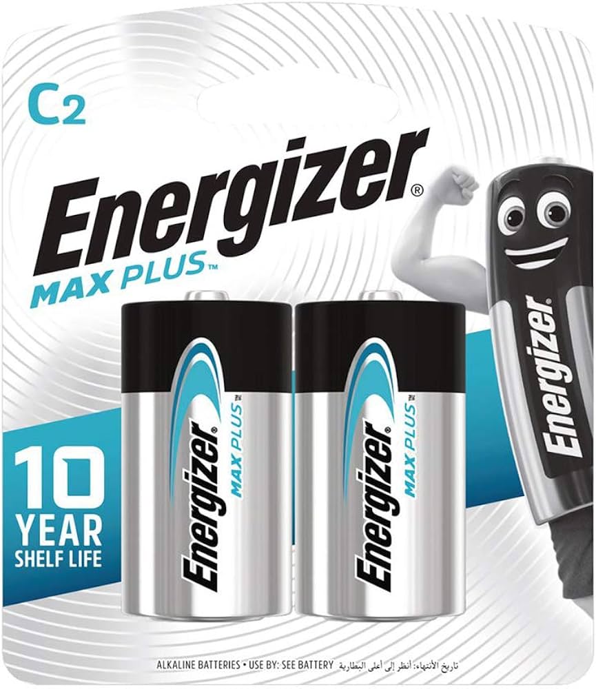 Energizer Max Plus Alkaline C EP-93 BP2
