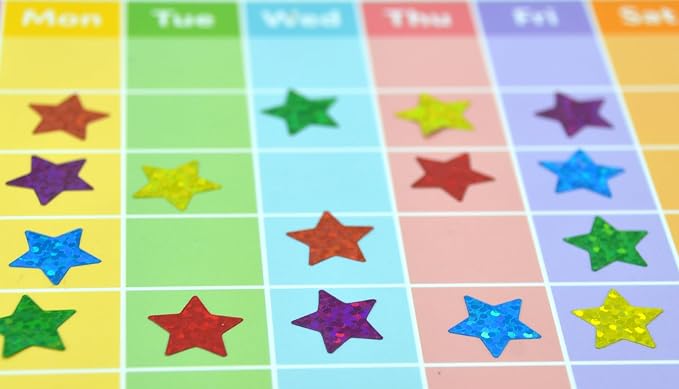 Decorative Star Stickers for Crafts & Creative Projects