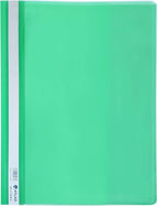 Atlas Clear Folder PP A4 Green | Document File Folder