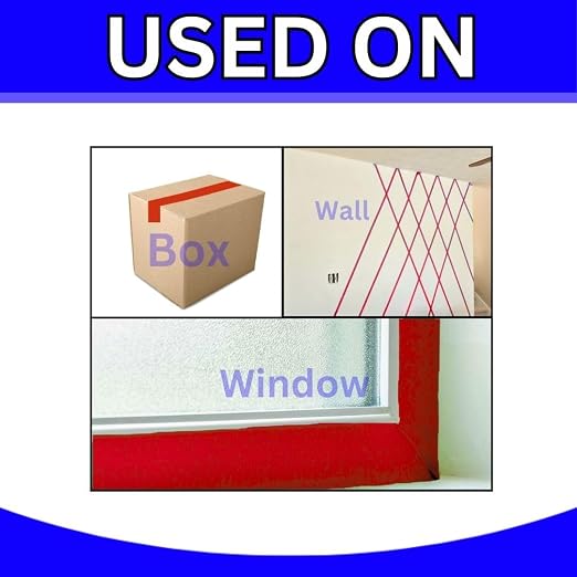 Apac Red Packaging Tape 2 Inch x 50 Yards
