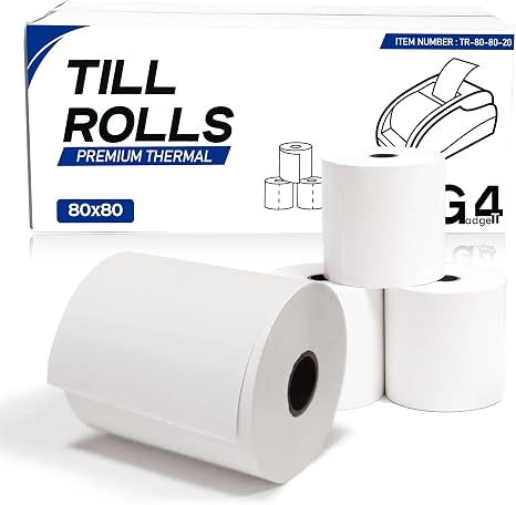 Atlas A1 plotter paper roll, 80 GSM, 600mm wide, 50 yards length, for large format printing and plotting.