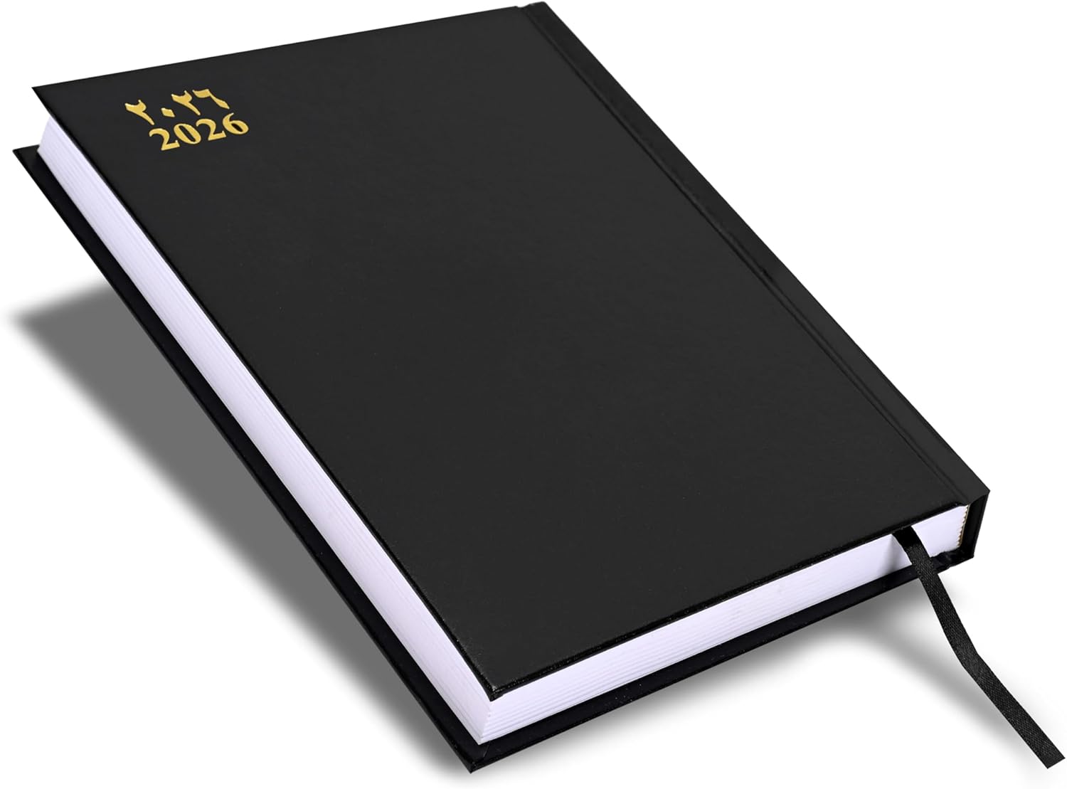 FIS Black A5 Vinyl 2026 Thu-Fri AE Agenda - FSDI90AER26BK Main image
