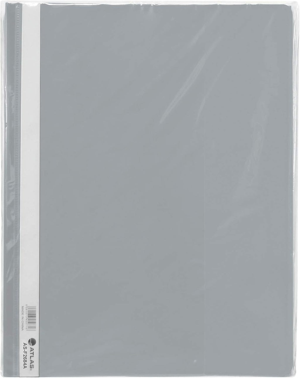 Atlas Thick PP A4 Flat File With Pocket White