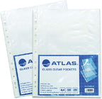 Atlas Glass Clear A3 PP Pocket File Folder 120 Micron