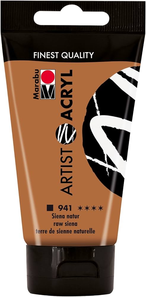 Marabu Artist Acryl, 941 Raw Siena, 75 Ml - Al Masam Stationery LLC