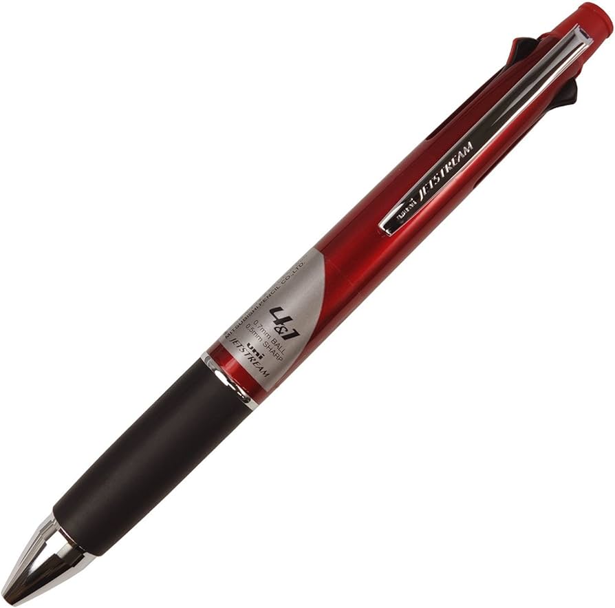 Mitsubishi Jetstream 0.7mm 4 Col + Mechnical Pencil 0.5 mm Bordx - Al Masam Stationery LLC Main image