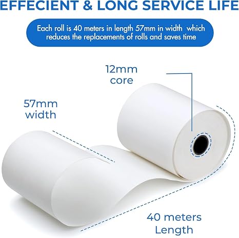 Atlas A1 plotter paper roll, 80GSM, 600mm wide, 50 yards long, suitable for large-format printing and plotting.