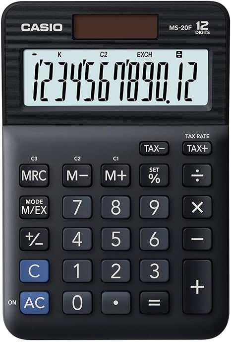 Casio Calculator , Model - MS20F - Al Masam Stationery LLC Main image