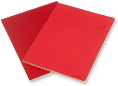 Moleskine Volant Ruled Extra Large Notebook Set of 2 Scarlet Red - Al Masam Stationery LLC