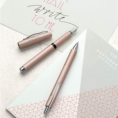 FABER-CASTELL Ballpoint pen Essentio Aluminium Rose - Al Masam Stationery LLC