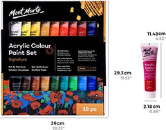 Mont Marte Acrylic Colour Paint Set 18pc x 75ml - Al Masam Stationery LLC