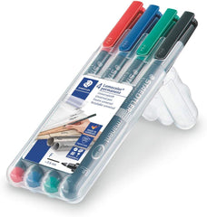 Staedtler Lumocolor OHP Permanent Marker (318-WP4-F) - Al Masam Stationery LLC