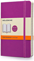 Moleskine Ruled Soft Cover Notebook Pocket Size Purple - Al Masam Stationery LLC