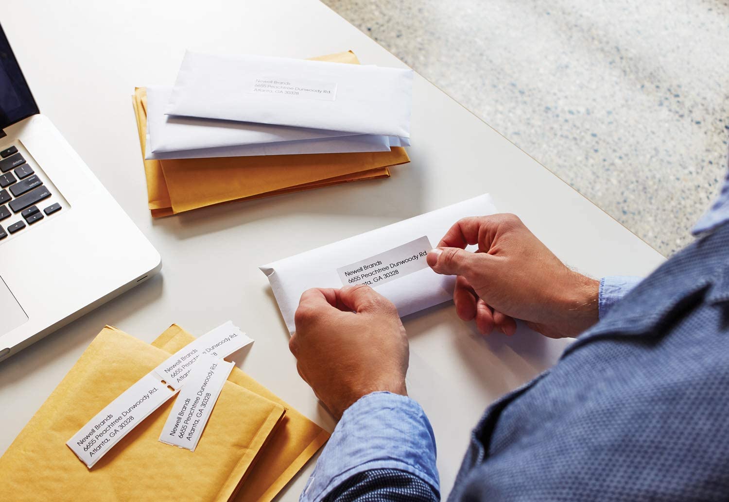 DYMO ADD.LABEL 36X89MM 2X260 - Al Masam Stationery LLC