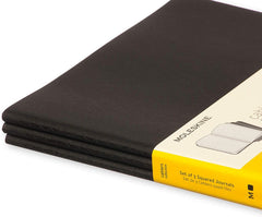 Moleskine Cashier Squared Extra Large Size Notebook Set of 3 Pcs Black - Al Masam Stationery LLC