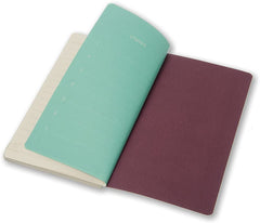 Moleskine Chapters Slim Large, Ruled, Plum Purple, Soft Cover Journal