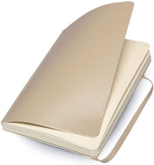 Moleskine Plain Soft Cover Notebook Pocket Size Khaki - Al Masam Stationery LLC