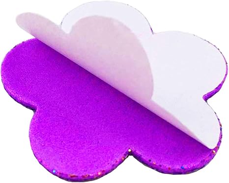 EVA Sponge Glitter Flower Shapes for Crafts