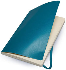 Moleskine Plain Soft Cover Notebook Pocket Size Underwater Blue - Al Masam Stationery LLC