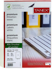 TANEX A4 1 LABEL  210x297  100sh - Al Masam Stationery LLC