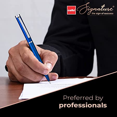 Cello Signature Indulge BP 1BLTR- Blue - Al Masam Stationery LLC