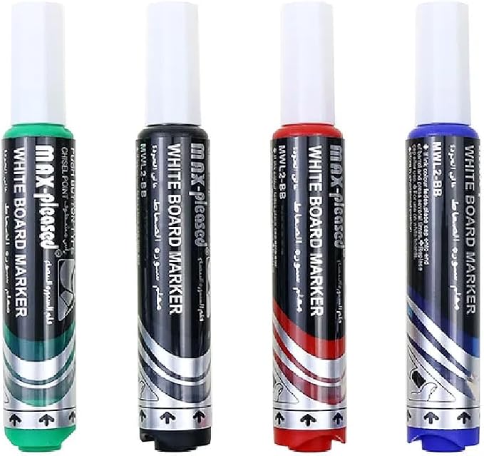 Thin Whiteboard Marker & Eraser Set