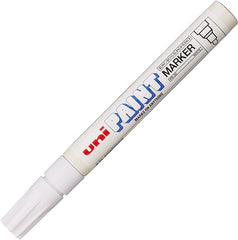 Uni PX20 Paint Marker Bullet Tip White (Pack of 12) - Al Masam Stationery LLC