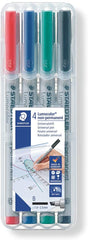 Staedtler 312-WP4-B Lumocolor OHP Non-Permanent Pen Broad - Al Masam Stationery LLC