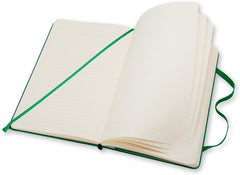 Moleskine Ruled Notebook Hard Cover Extra Large Oxide Green - Al Masam Stationery LLC