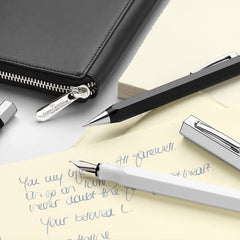 FABER-CASTELL FOUNTAIN PEN ONDORO WHITE F - Al Masam Stationery LLC