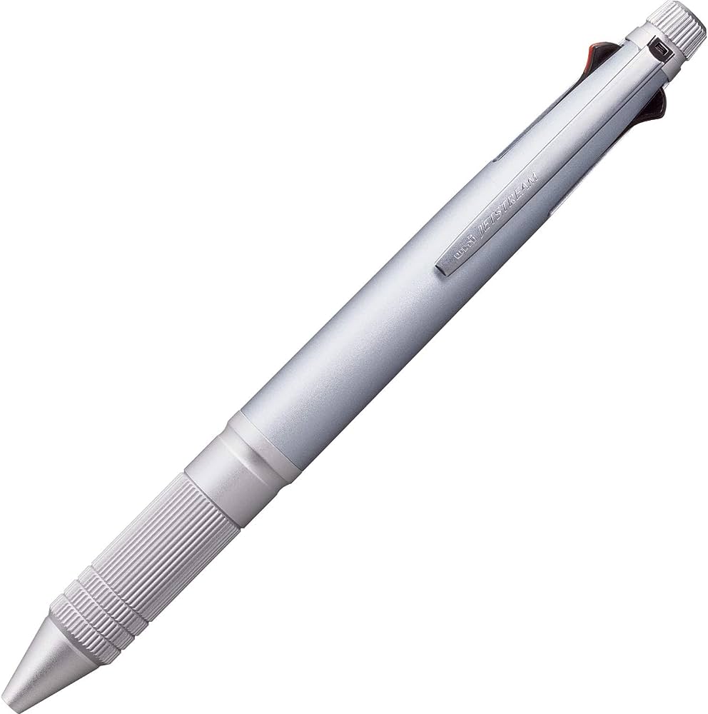 Mitsubishi Jetstream 0.7mm 4 Col + Mechnical Pencil 0.5 mm Light Blue - Al Masam Stationery LLC Main image