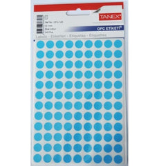 TANEX 10mm 108L BLUE circle - Al Masam Stationery LLC