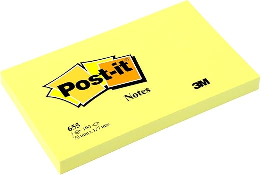 Post-it® Notes – 3 x 5 in Self-Adhesive Notes
