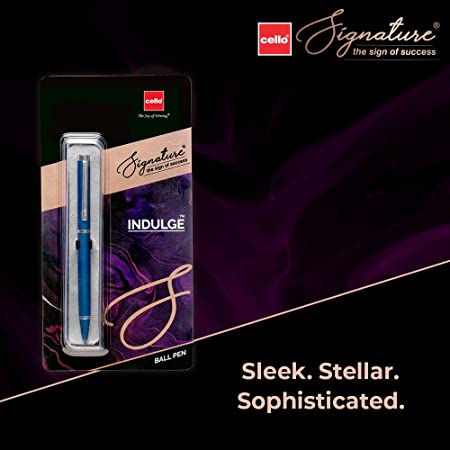 Cello Signature Indulge BP 1BLTR- Blue - Al Masam Stationery LLC