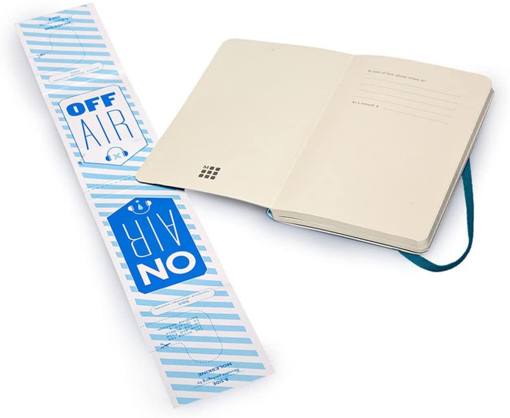 Moleskine Ruled Soft Cover Notebook Pocket Size Underwater Blue - Al Masam Stationery LLC