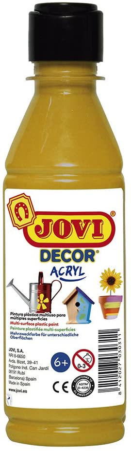JOVI DECOR BOTTLE OF 250 CC.  GOLD - Al Masam Stationery LLC