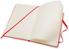 Moleskine Plain Classic Notebook Hard Cover A5 Red - Al Masam Stationery LLC