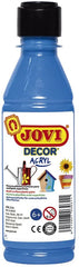 JOVI DECOR BOTTLE OF 250 CC.  CYAN BLUE - Al Masam Stationery LLC