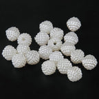 White Round Craft Beads for Jewellery and DIY Projects