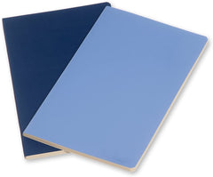 Moleskine Volant Ruled Large Notebook Set of 2 Royal Blue - Al Masam Stationery LLC